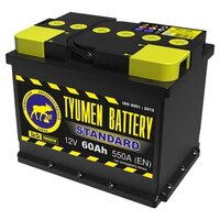 Автомобильный аккумулятор TYUMEN BATTERY STANDARD 6CT-60L 550А п.п. 242х175х190