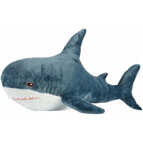 Мягкая игрушка Акула, синий, 60 см