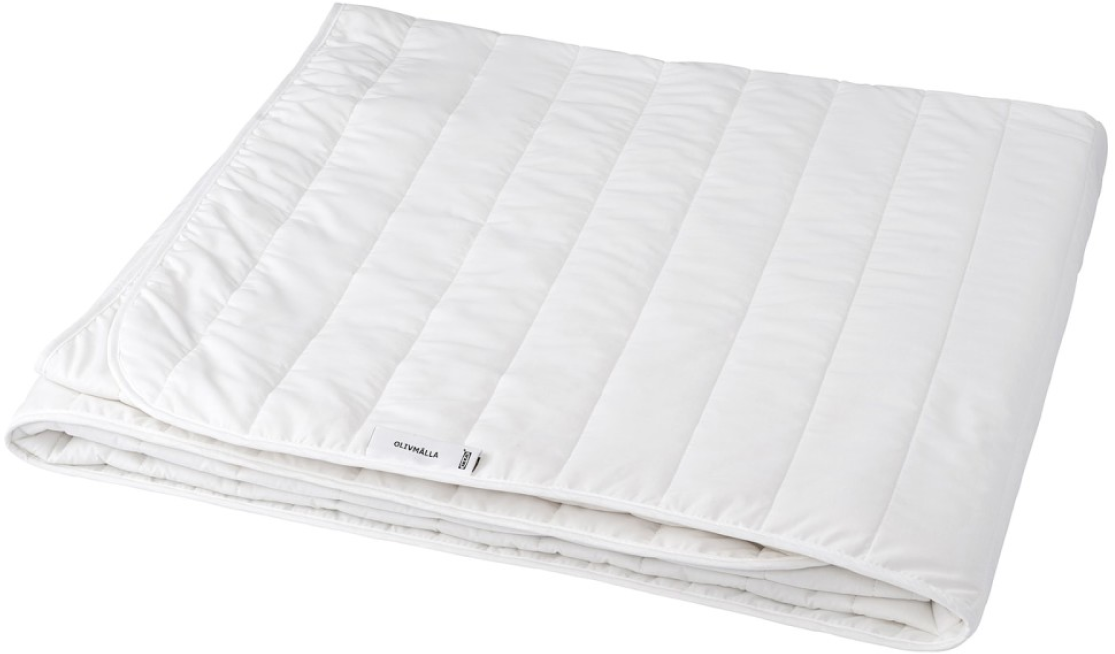 Одеяло икеа Оливмолла, теплое,150 х 200 см, белый - фотография № 3