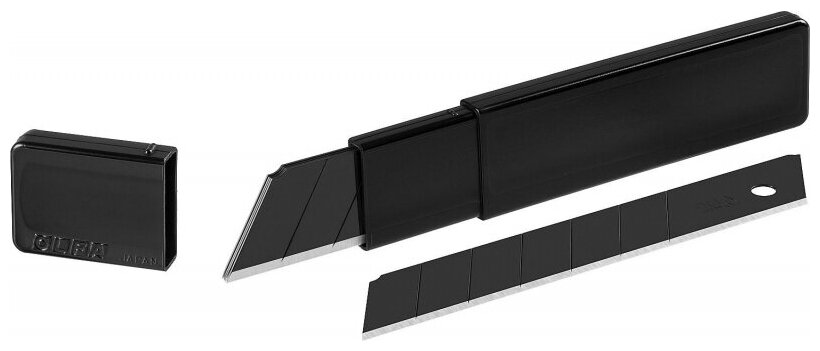 Лезвие OLFA BLACK MAX сверхпроч. сегм,25мм, толщ. 0,7мм, 5шт/уп OL-HBB-5B