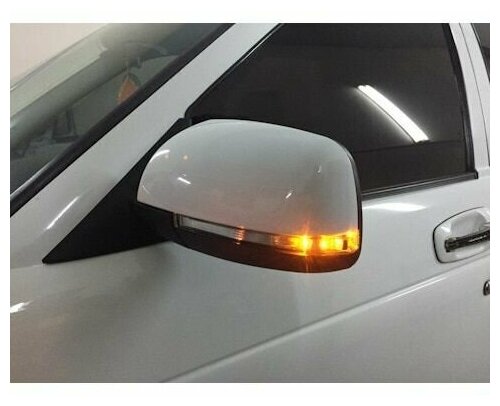 фото Комплект боковых зеркал LADA Priora (13- ) электрорегулировка, обогрев, указатель поворота, Белый.