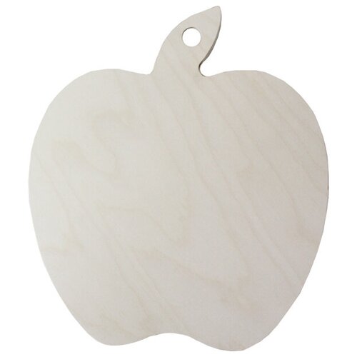 фото Доска разделочная деревянная "яблоко" 25*30 см. нет