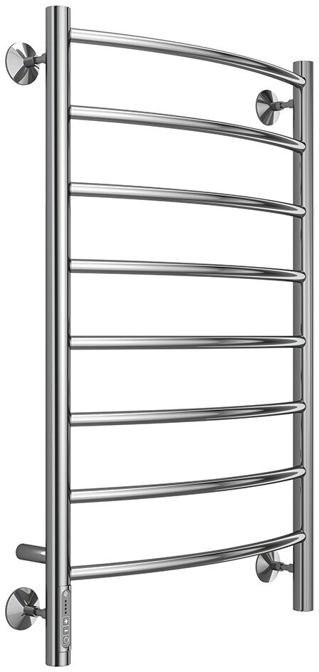 Полотенцесушитель электрич. "Классик" П8 500*850 блок УПР. Слева (хром) (1) "TERMINUS"