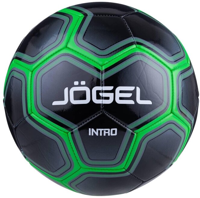 Мяч футбольный J? gel Intro №5, черный (BC20) УТ-00017589 JOGEL 1792087