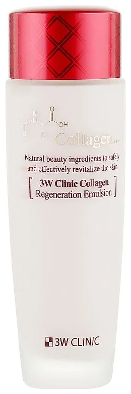 Эмульсия для лица восстанавливающая с коллагеном 3W Clinic Collagen Regeneration Emulsion, 150 мл