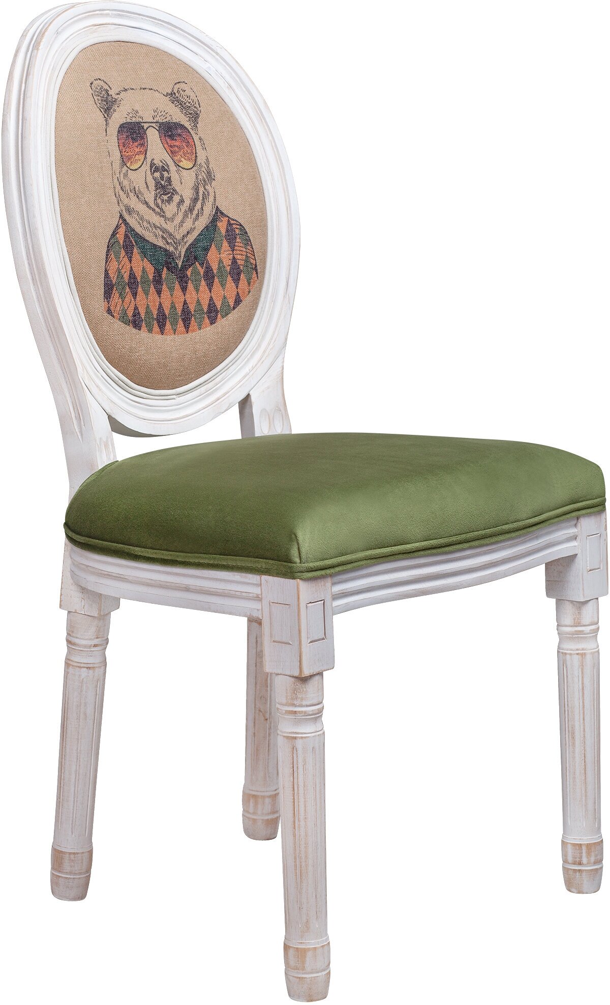 Стул Volker green bear Vell — фото 1