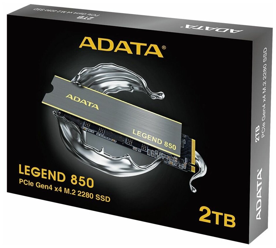 Твердотельный накопитель A-Data Legend 850 2Tb PCI-E 4.0 x4 ALEG-850-2TCS - фото №6