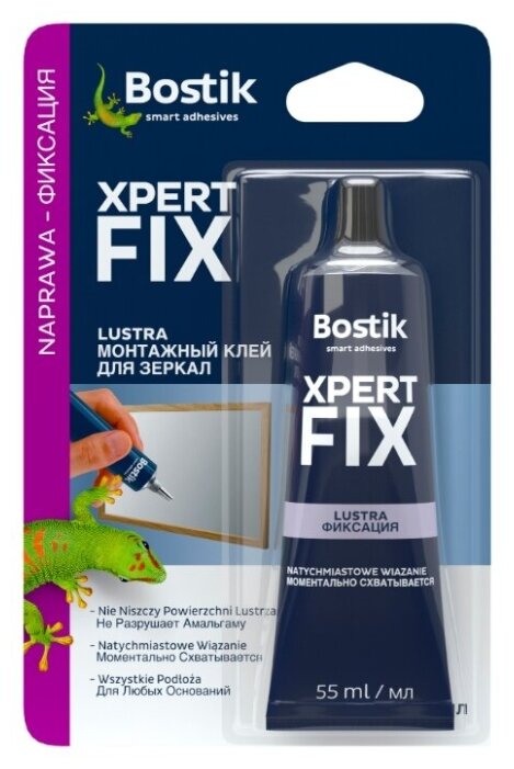 Монтажный клей Bostik Xpert Fix 30611878 для зеркал (55 мл)