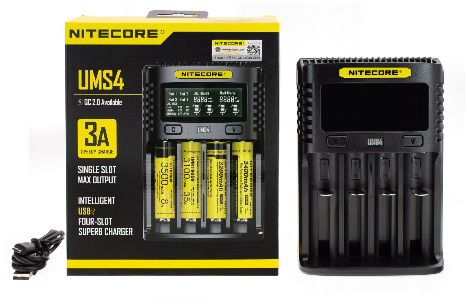 Зарядное устройство Nitecore UMS4