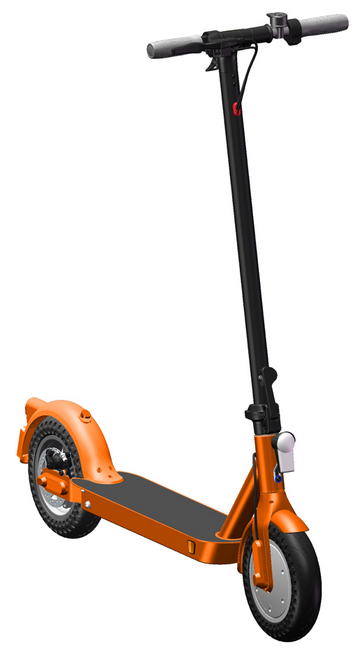 Электросамокат ICONBIT KickScooter City Pro, оранжевый (TRS2023)