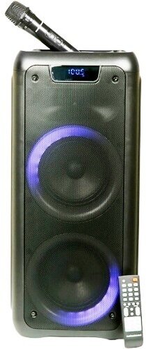 Колонка портативная Nakatomi GS40 50 Вт Bluetooth FM USB SD LED + микрофон