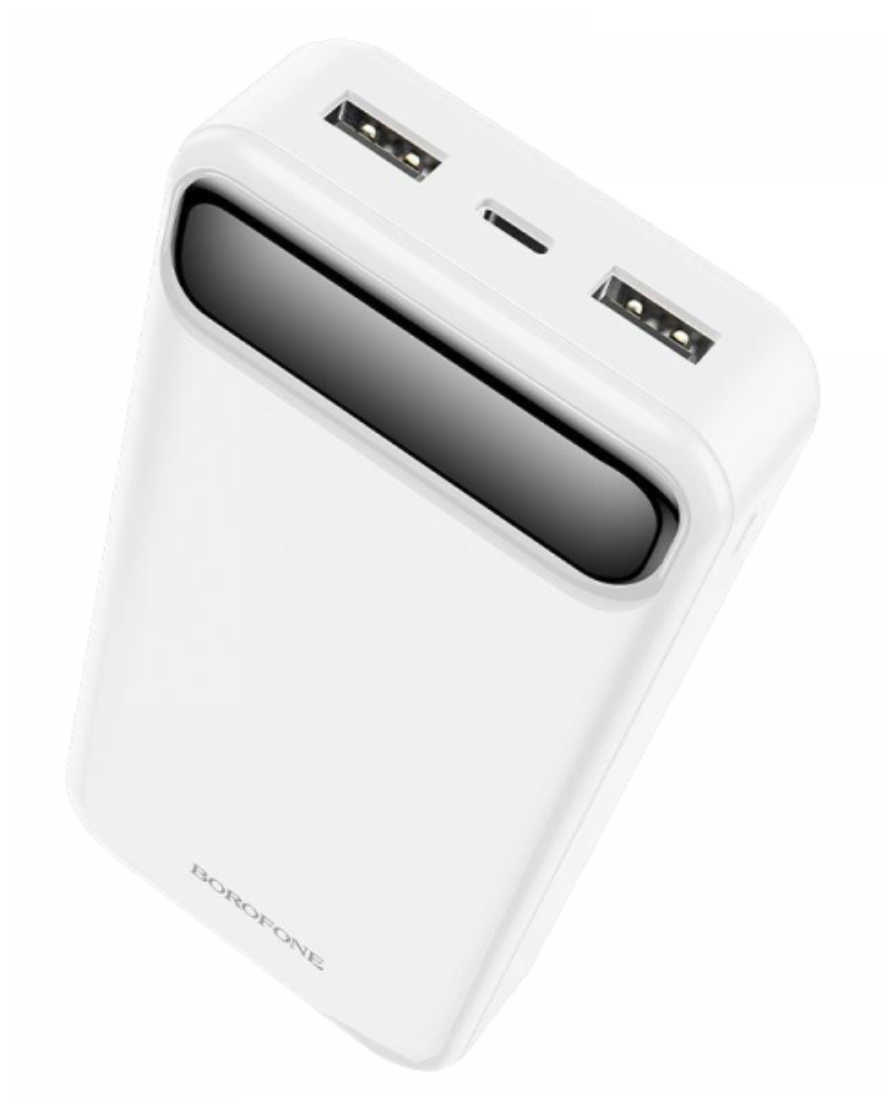 Внешний аккумулятор BOROFONE BJ14A Freeway Power bank, 2.0А (20000mAh), белый