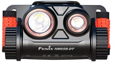 Фонарь налобный Fenix HM65R-DT Dual LED 1500 Lm Black