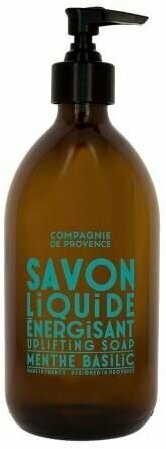 COMPAGNIE DE PROVENCE Энергизирующее жидкое мыло для тела и рук Mint Basil Liquid Marseille Soap (300 мл)