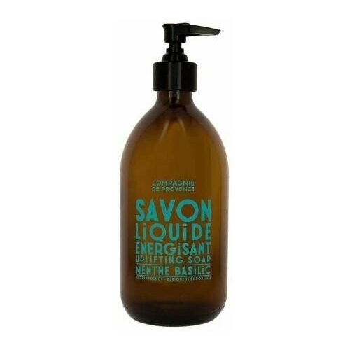 COMPAGNIE DE PROVENCE Энергизирующее жидкое мыло для тела и рук Mint Basil Liquid Marseille Soap (300 мл)