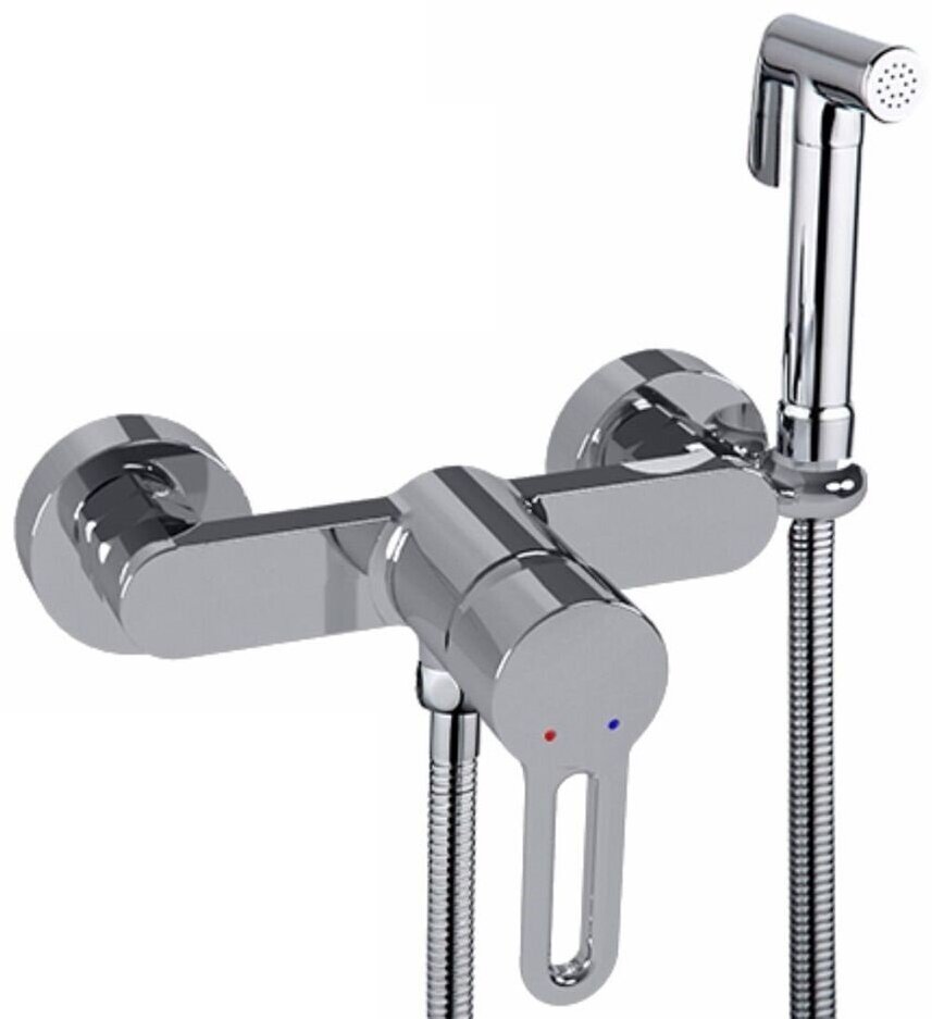 Гигиенический душ SHEVANIK S8105-1, латунь, 150 см, покрытие хромоникелевое, цвет хром