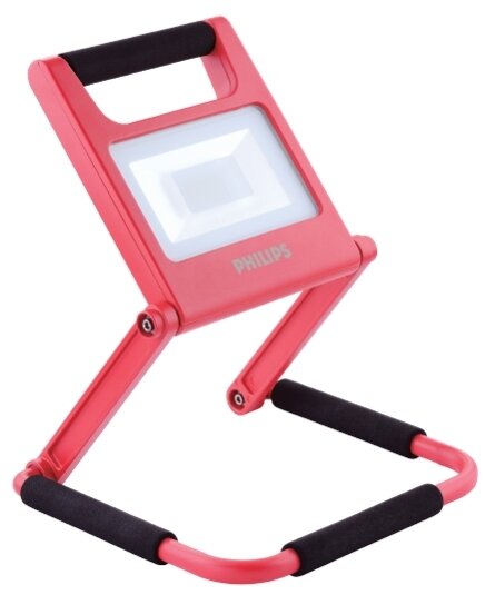 Прожектор светодиодный Philips Essential SmartBright Portable Worklight BGP110 RED, 10 Вт, свет: дневной белый