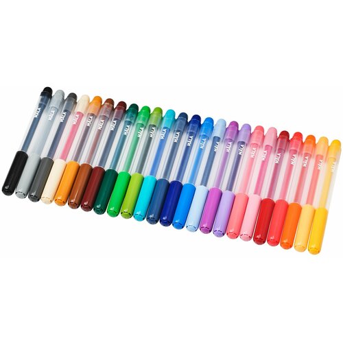 Икеа Набор фломастеров мола, разноцветный. IKEA MALA 24 штуки. икеа мола восковые карандаши 12 шт разноцветный