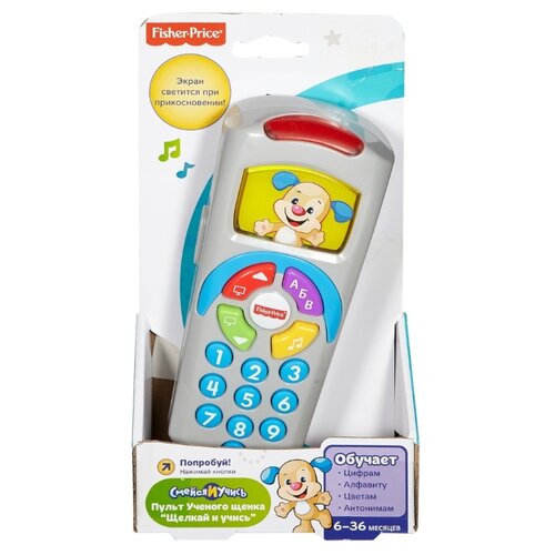 фото Развивающая игрушка fisher-price смейся и учись. пульт (dlk76) серый