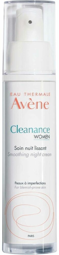 Avene Клинанс Woman Разглаживающий ночной крем 30мл