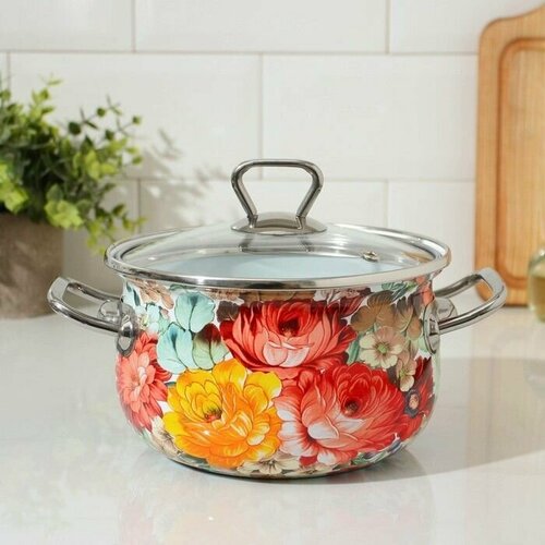 Кастрюля Верона 21 л стеклянная крышка 7964₽