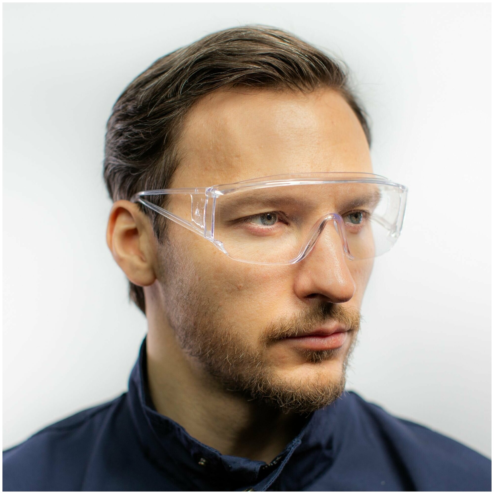 очки защитные DELTA PLUS Piton 2 открытые с прозрачными линзами - фото №1