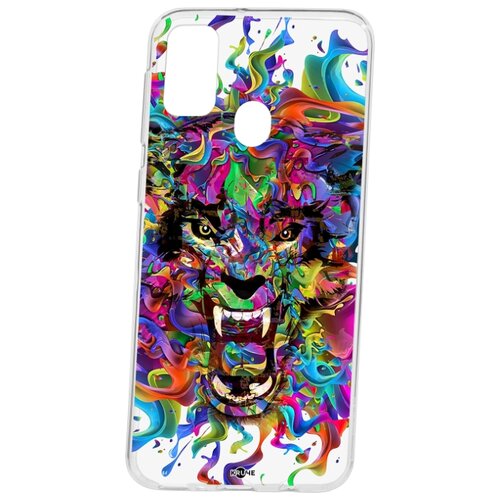 фото Чехол на samsung galaxy m30s silicone kruche print colored beast