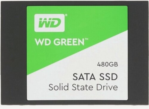 Изображение товара SSD диск Western Digital WD Green, 480Гб, 2.5", SATA (WDS480G3G0A)