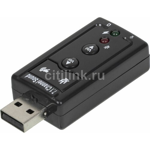 Звуковая карта USB TRUA71, 2.0, Ret [asia usb 8c v & v] звуковая карта usb trua3d 2 0 ret [asia usb 6c v]