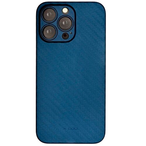 Накладка задняя K-Doo для APPLE iPhone 14 Max, Air Carbon, цвет: синий