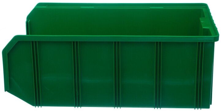 Ящик пластиковый Стелла-техник V-4-зеленый 502х305х184мм, 20 литров