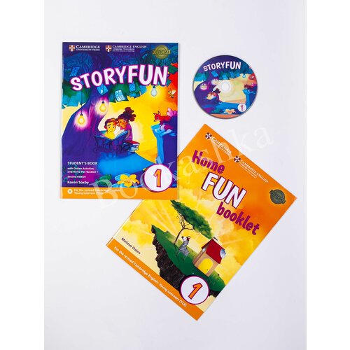 Комплект StoryFun Level 1 Students Book + Home Fun Booklet + СD heyderman emma mauchline fiona motivate 2 student s book cd