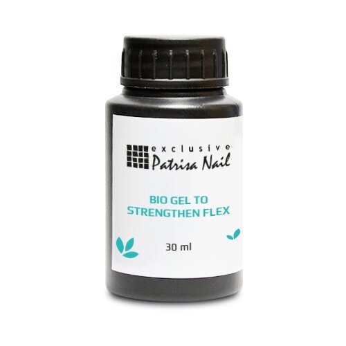 Patrisa Nail биогель Bio Gel to Strengthen Flex для укрепления и ремонта, 30 мл, прозрачный patrisa nail биогель flex 8 мл