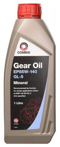 Масло Трансмиссионное 85w140 Comma 1л Полусинтетика Ep 85w140 Gear Oil COMM...