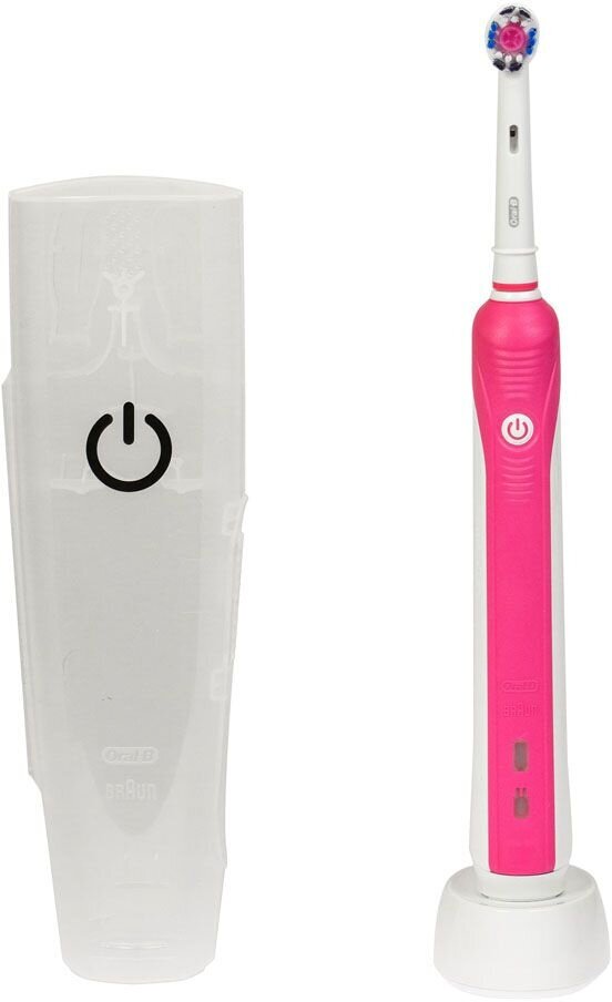 Зубная щетка электрическая Oral-B Pro 750 Limited Edition розовый