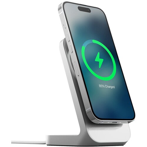Беспроводное зарядное устройство Nomad Stand One с поддержкой MagSafe 15 Вт серебро 18990₽