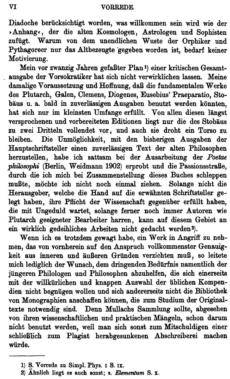 Die Fragmente der Vorsokratiker, griechisch und deutsch - фото №3