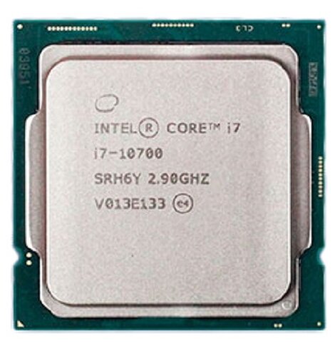 Процессор Intel Core i7 10700 OEM Socket 1200, 8-ядерный, 2900 МГц, Turbo: 4800 МГц, Intel UHD 630, 14 нм, 65 Вт, CM8070104282327SRH6Y