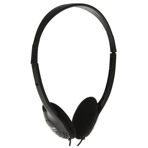 Наушники Ritmix RH-501 накладные 105 дБ 16 Ом 35 мм 2 м черные 998₽