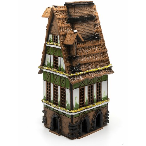 Подсвечник-аромалампа D4 зеленый, 115х115х265мм