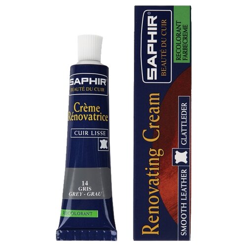 Жидкая кожа серая Saphir Renovatrice