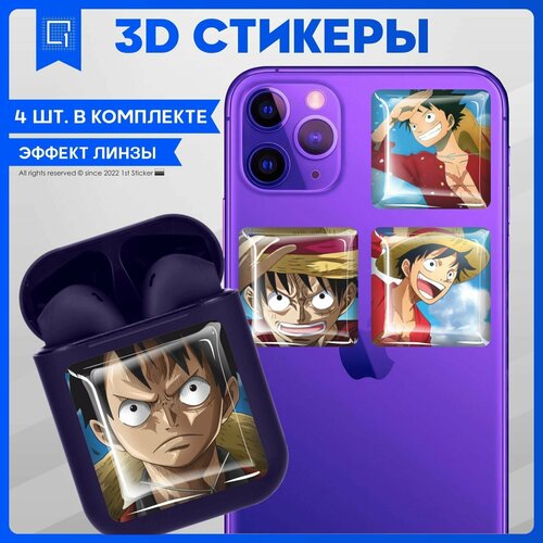 Наклейки на телефон 3D Стикеры Аниме One Piece