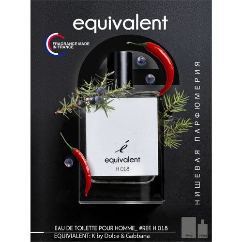 Туалетная вода мужская EQUIVALENT H018, мужская туалетная вода, мужской парфюм, парфюм, парфюмерия, туалетная вода, духи мужские, подарок мужу