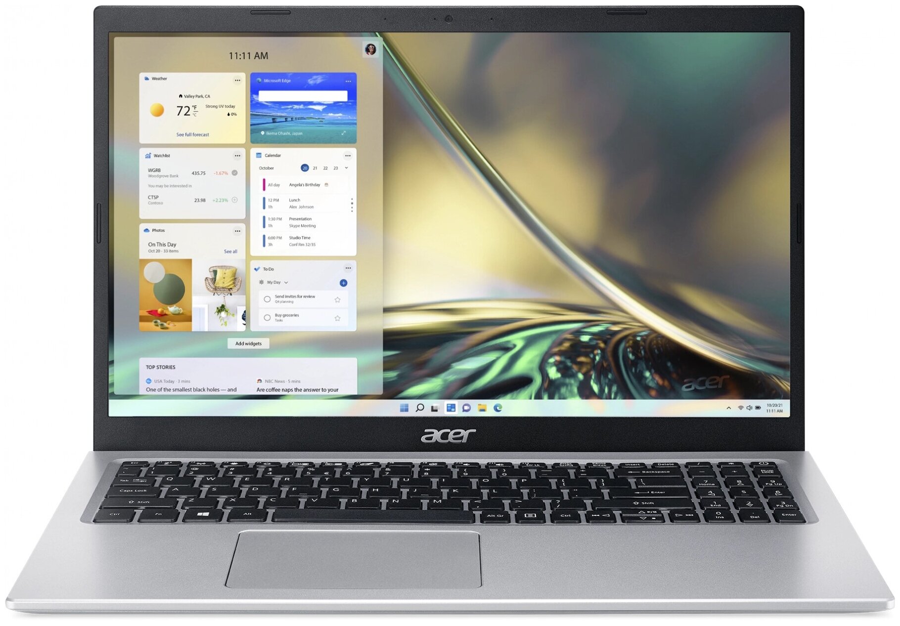 Ноутбук Acer Aspire 5 A515-56G-3326 Core i3 1115G4 8Gb SSD512Gb NVIDIA GeForce MX450 2Gb 15.6" IPS FHD (1920x1080) Windows