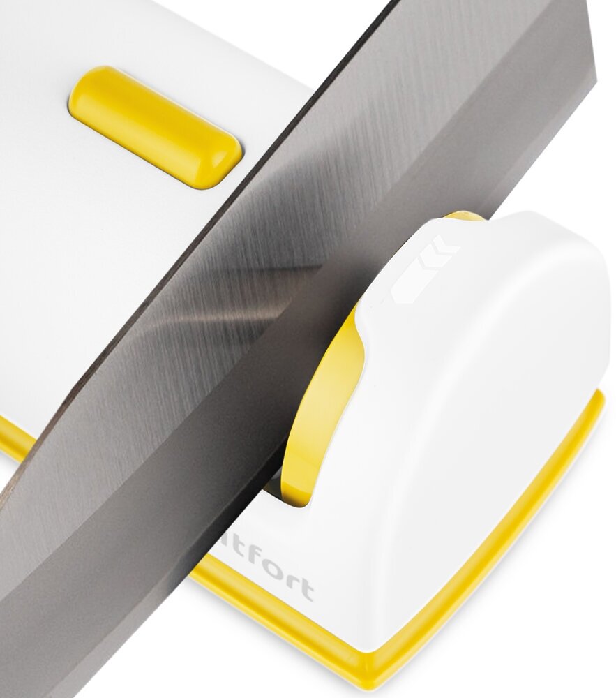 Электроточилка для ножей Kitfort КТ-4068-1 бело-желтый