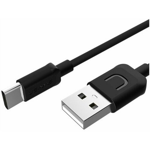 Кабель Type-C 1m USAMS SJ099 2.1A черный кабель для сотового телефона usams sj396usb01