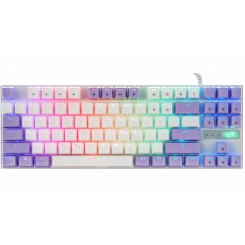 Клавиатура для компьютера клавиатура игровая клавиатура с подсветкой DEXP Widow PRO белая 390000₽