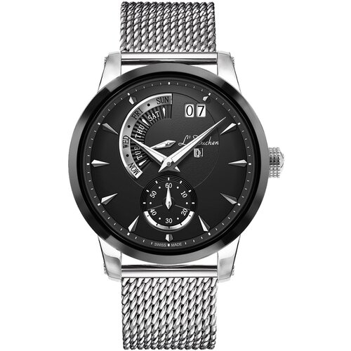 Наручные часы L'Duchen L'Duchen D 237.11.31 M, серебряный, черный