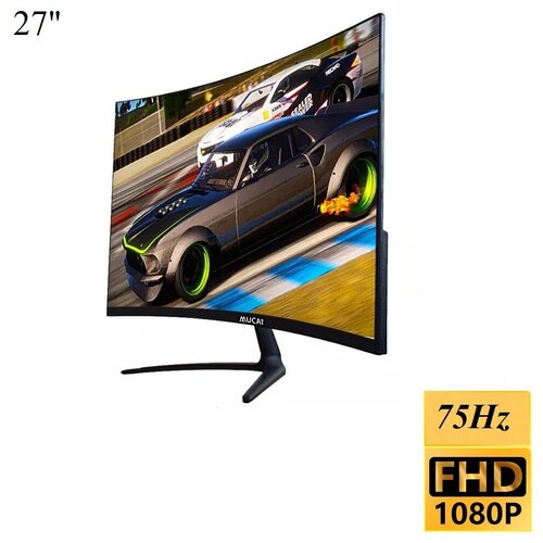 27 Монитор MUCAI 1920x1080 75 Гц изогнутый черный 1470000₽