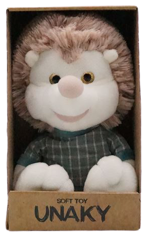 Мягкая игрушка UNAKY Soft toy Ежик Авроська, 21 см, мультиколор